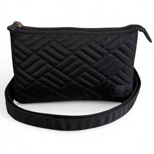 IHKWIP The triple entry quilted  crossbody with wristlet strap